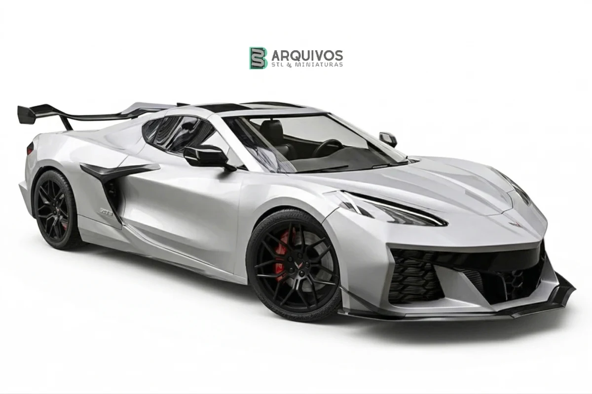 Modelo 3D STL - Chevrolet Corvette Z06 2023 — foto 5